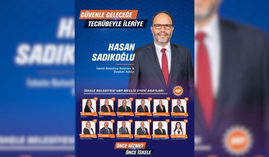 UBP İskele Belediye Meclis üyesi adayları açıklandı