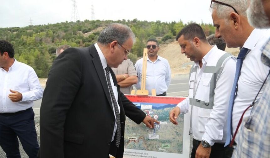 Sucuoğlu: Dağ yolunu KKTC’ye hayat veren bir yola dönüştüreceğiz