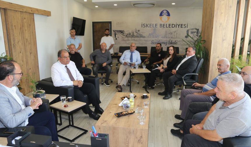 Sucuoğlu'ndan İskele Belediyesi’ne ziyaret