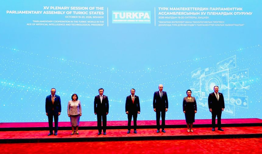 Cumhuriyet Meclisi Başkanı Ziya Öztürkler TÜRKPA aile fotoğrafında…