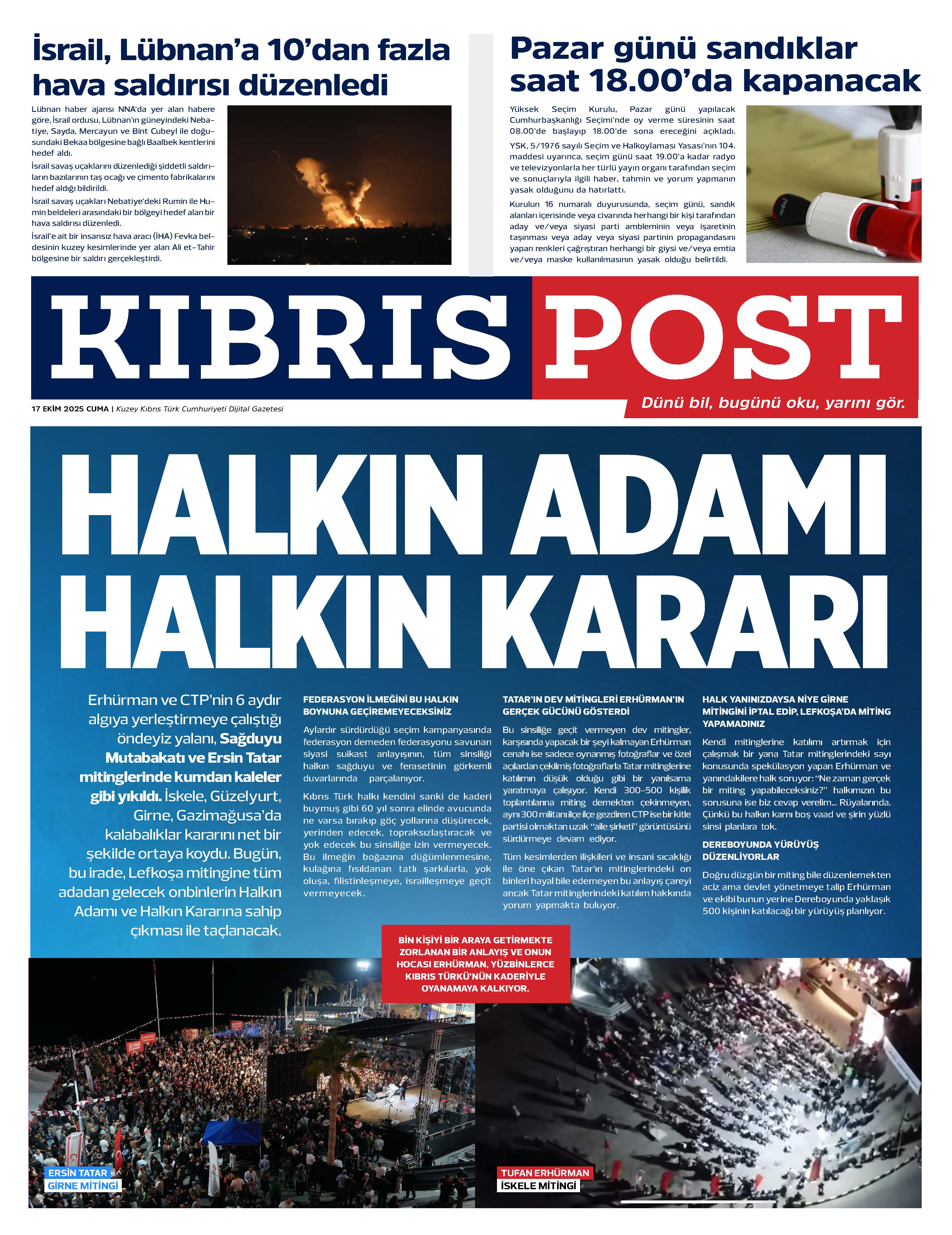 Kıbrıs Post 17 Ekim