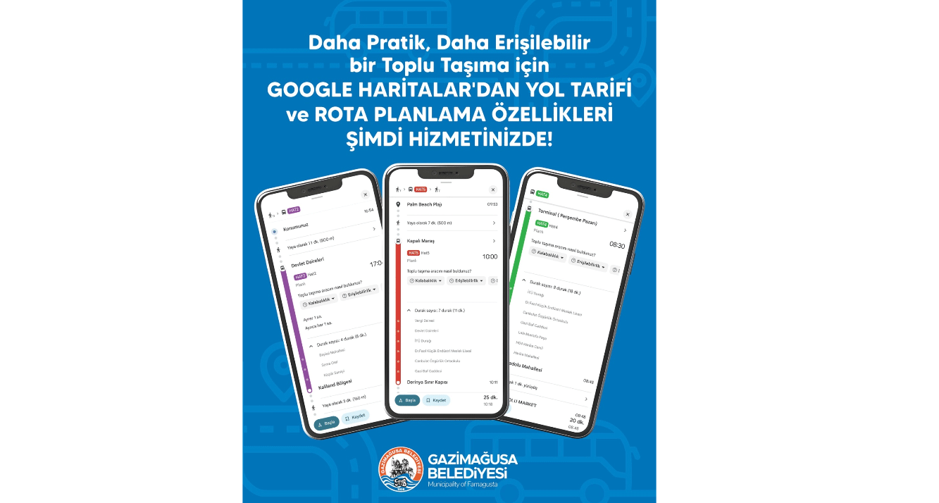 Esnek Toplu Taşıma Sistemi Artık Google Haritalar’da