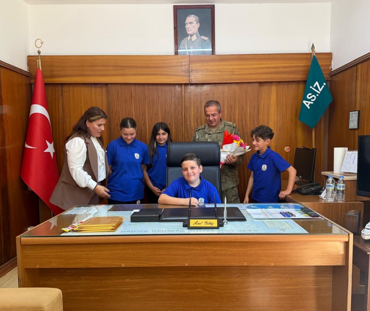 Gazimağusa’da 23 Nisan Coşkusu: Miniklerden Anlamlı Ziyaret