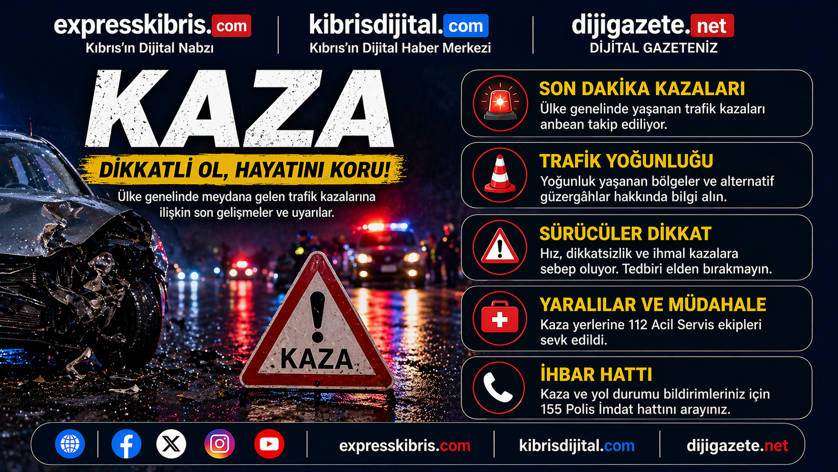 Alkollü sürücülerin karıştığı iki kazada yaralanan olmadı