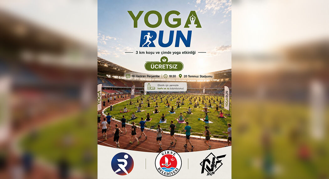 Girne 20 Temmuz Stadyumu’nda “Yoga Run” etkinliği düzenlenecek