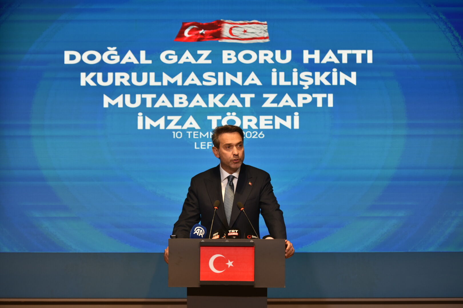 Bayraktar: “Doğal gaz öncelikle elektrik üretiminde kullanılacak, KKTC net ihracatçı konuma gelebilecek”