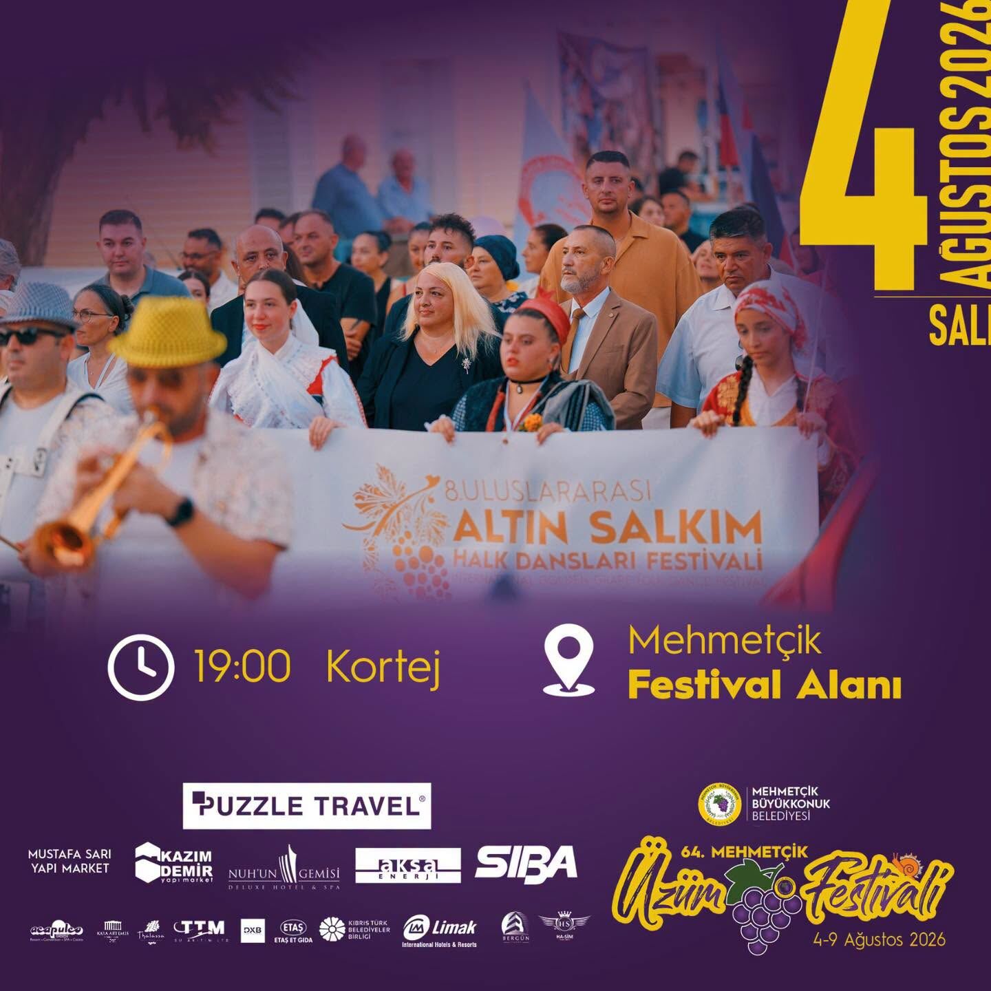 64. Geleneksel Mehmetçik Üzüm Festivali yarın başlıyor