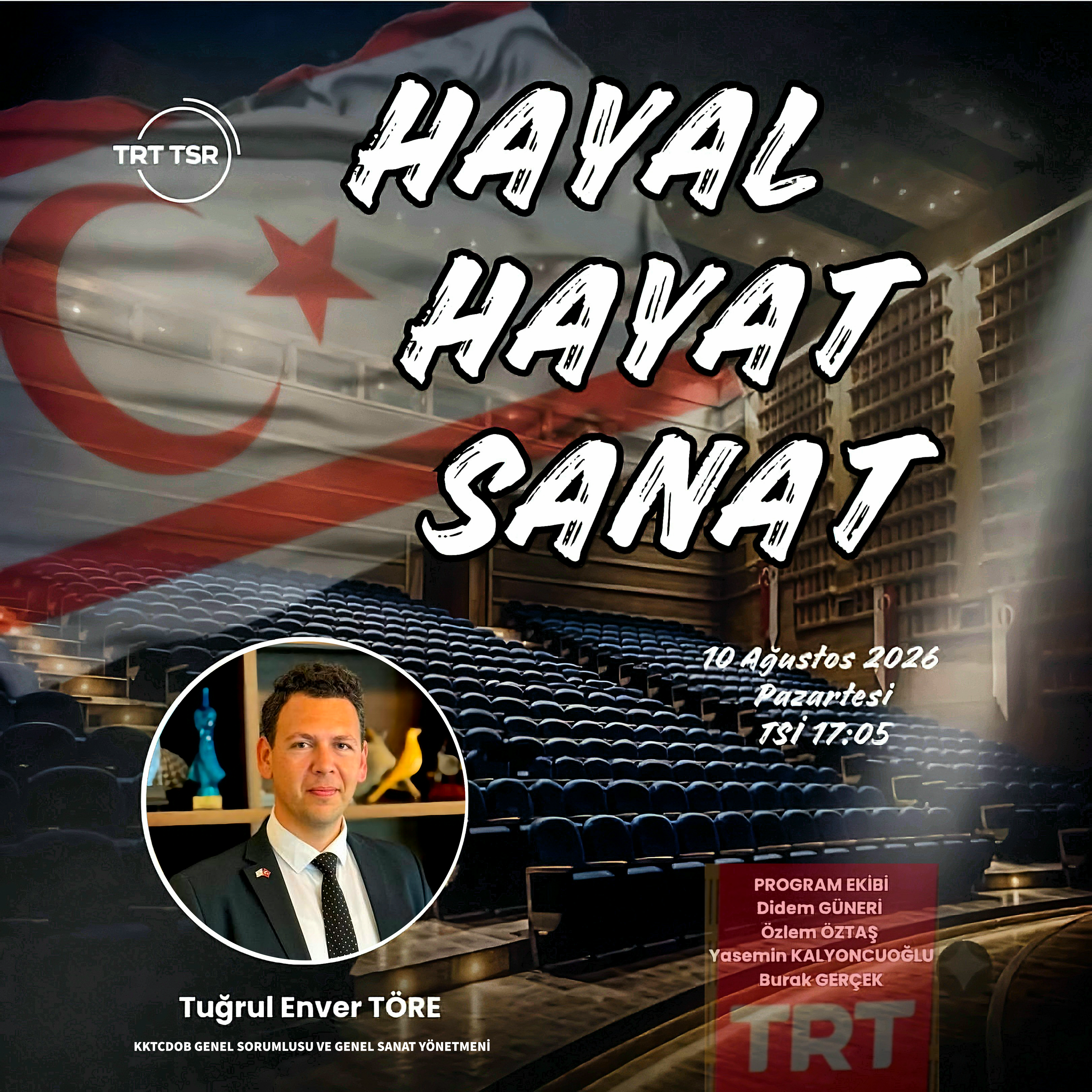 Tuğrul Enver Töre, TRT Türkiye’nin Sesi Radyosu’na konuk olacak