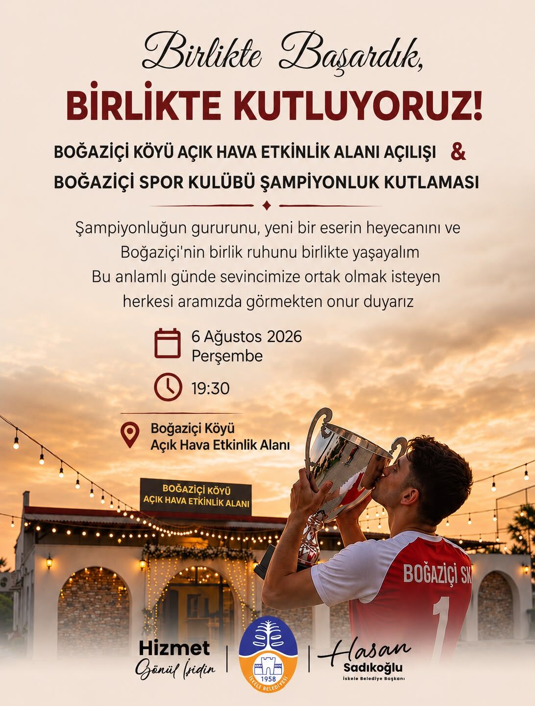 Boğaziçi'ndeki açılış ve kutlama etkinliği