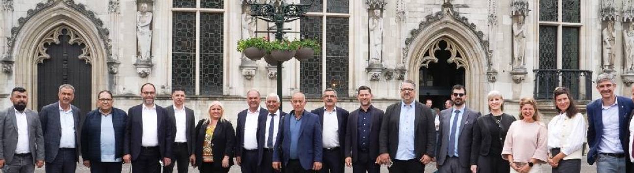 Belediyeler Birliği heyetinden Brugge Belediyesi’ne ziyaret
