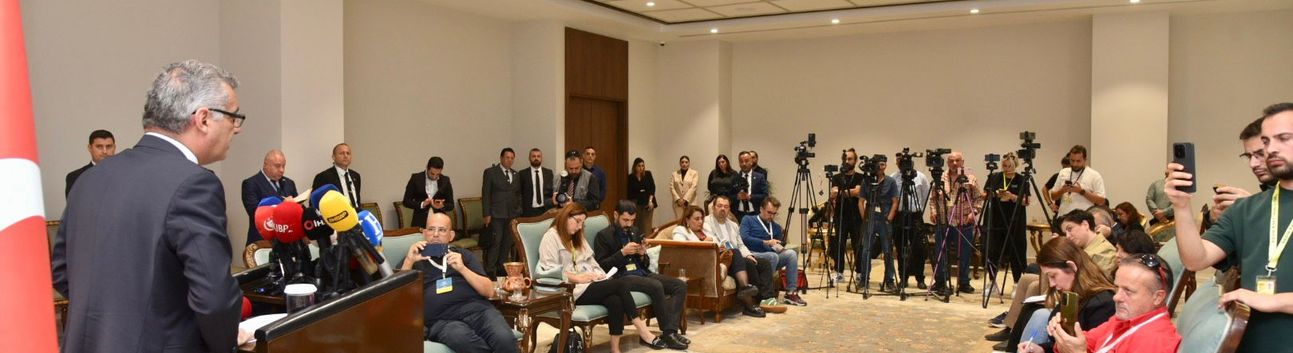 Cumhurbaşkanı Erhürman, Hristodulidis görüşmesi sonrası basın toplantısı düzenledi