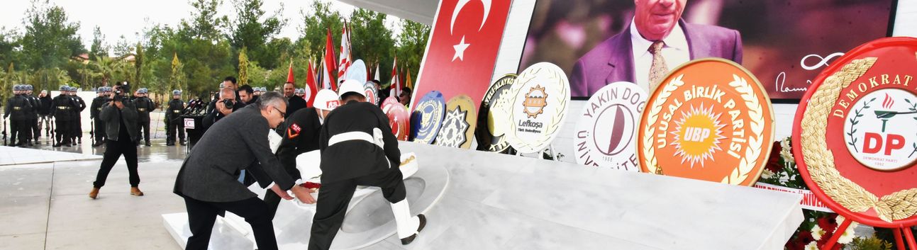 Kurucu Cumhurbaşkanı Denktaş, vefatının 14’üncü yıl dönümünde törenle anıldı