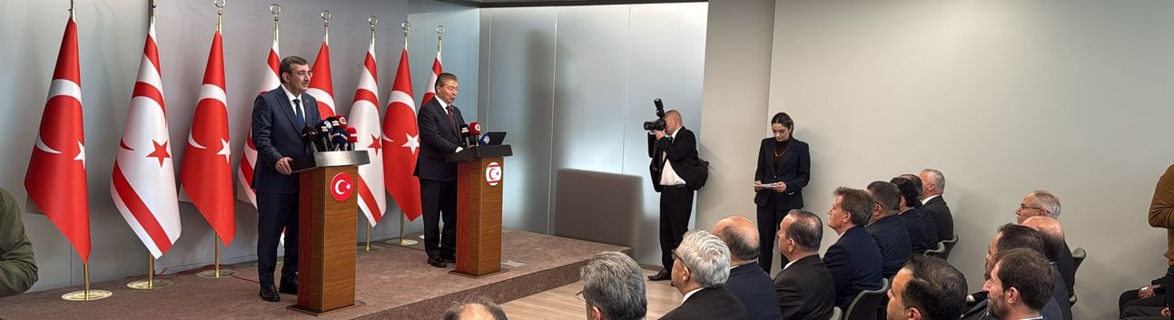 Türkiye Cumhuriyeti Cumhurbaşkanı Yardımcısı Yılmaz KKTC’ye geldi