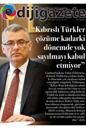 28 Kasım 2025 KKTC-TC Gazete Manşetleri